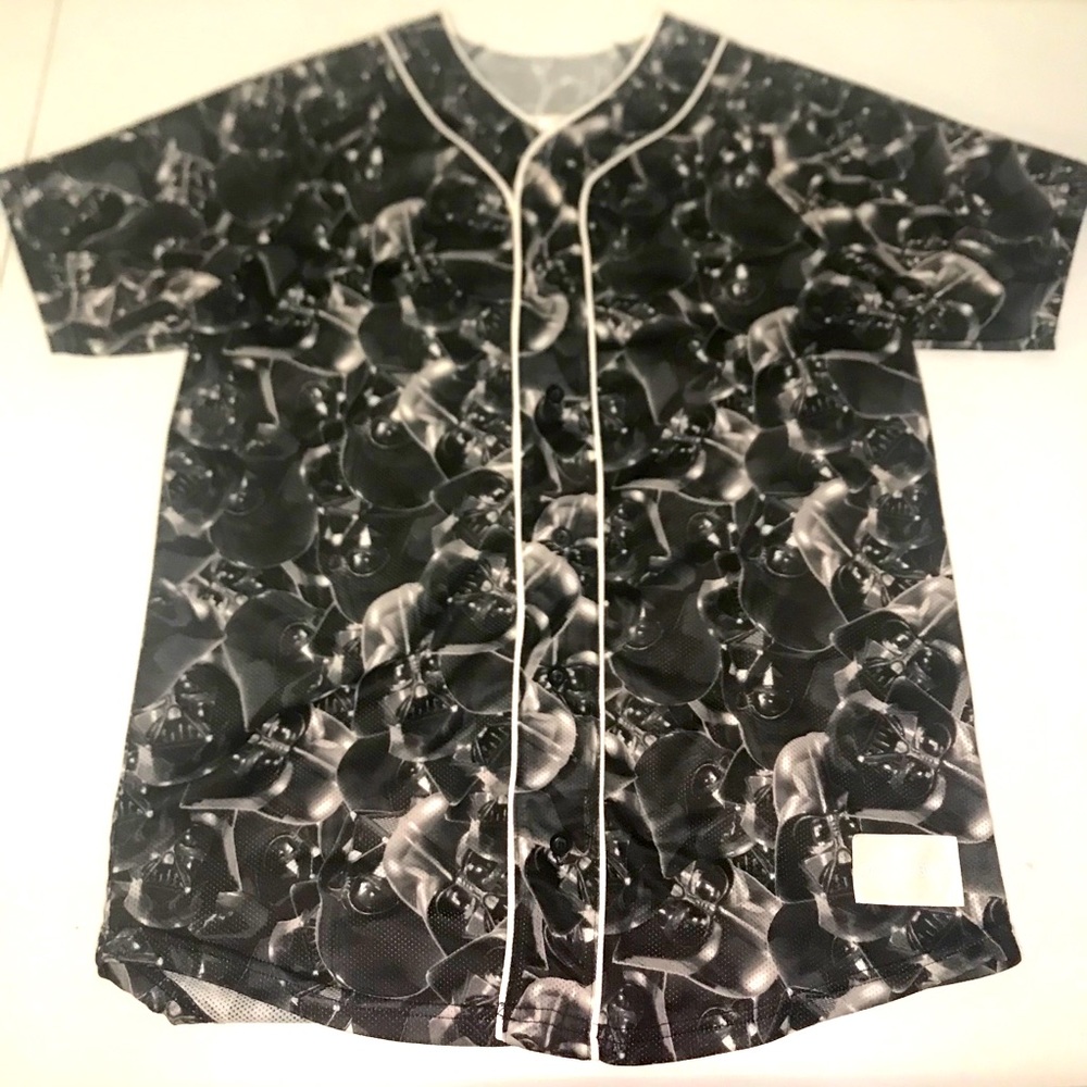 Darth Vader On The Byas small Jersey tee